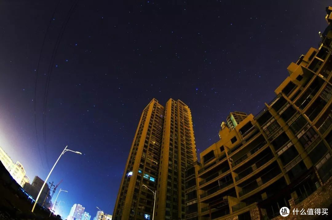 城市内星空摄影