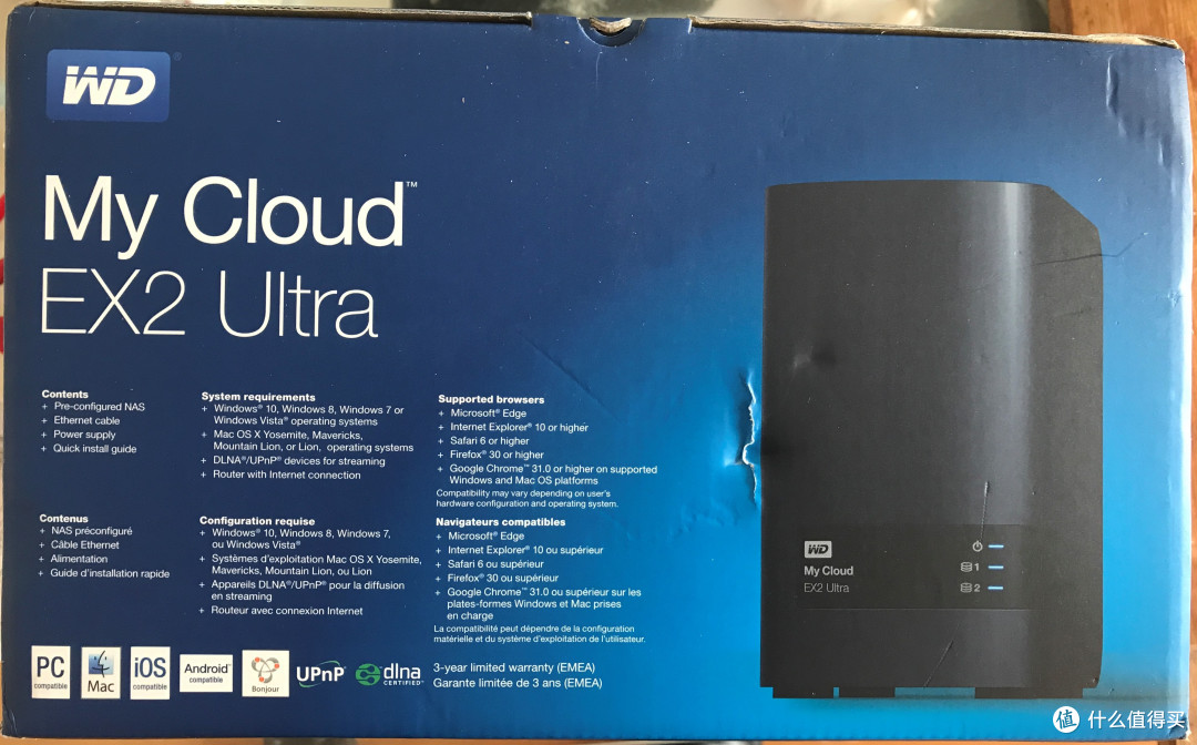 WD My Cloud EX2 Ultra用了一段时间的感受_NAS存储_什么值得买