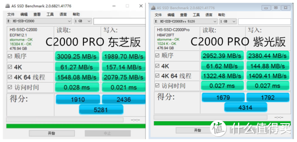 海康C2000 PRO  东芝原厂 VS 紫光原厂