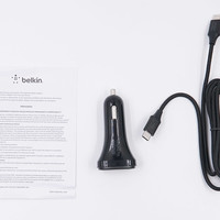 贝尔金30W USB PD快充车载充电器机身设计(接口|C口|指示灯)