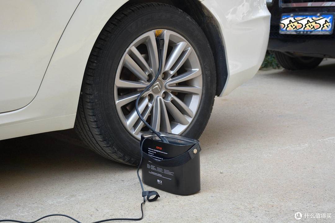 小米生态链新品70迈汽车轮胎充气泵一体化设计真方便