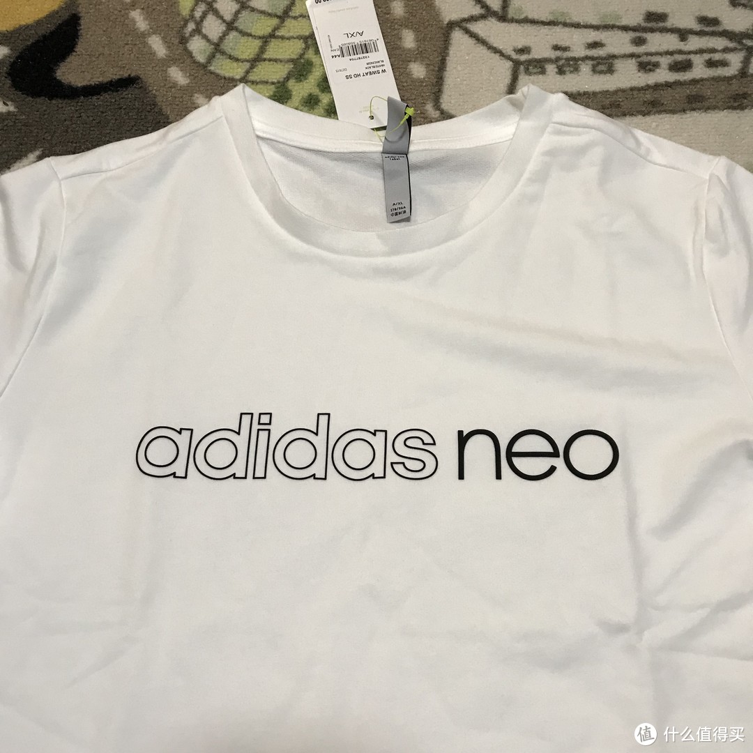 adidas neo SWEAT HD SS 女子T恤