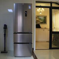 美的BCD-320WTPM(E) 冰箱外观展示(搁板|显示屏|冷藏室)