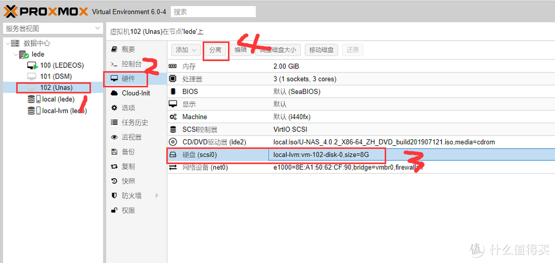 星际蜗牛D款J1900单前兆网卡【保姆级】PVE虚拟机下安装 万由U-NAS 4.0.2 OC系统教程群晖