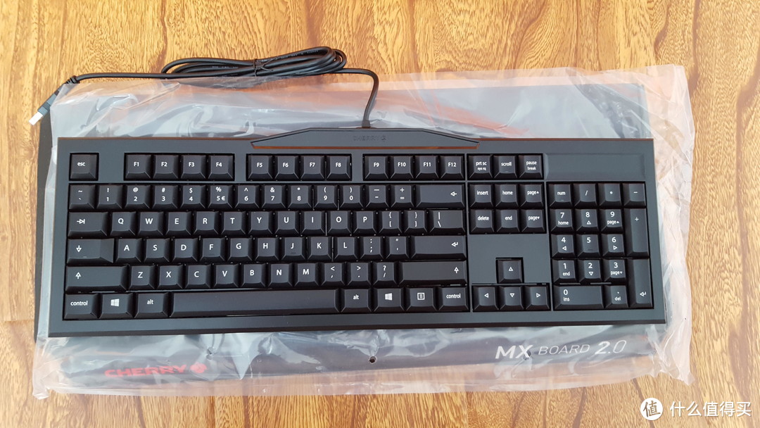 我与幸运屋的第一次邂逅————Cherry樱桃 MX2.0 G80-3800 机械键盘 黑色 黑轴
