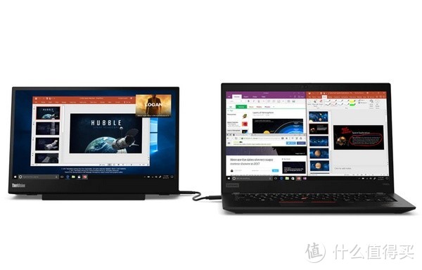 一线尽览、即刻畅享：Lenovo 联想 ThinkVision M14 便携显示器 上架开售 售价1799元