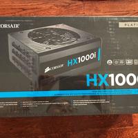 美商海盗船Corsair HX1000i电脑电源外观展示(电源线|开关|接口|散热孔|风扇)