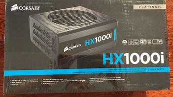 美商海盗船Corsair HX1000i电脑电源外观展示(电源线|开关|接口|散热孔|风扇)