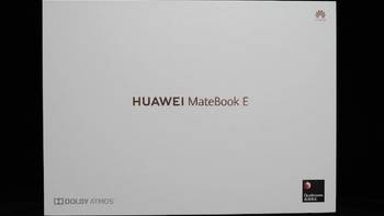 华为平板笔记本二合一matebook E外观展示(保修卡|键盘|开关键|摄像头|材质)