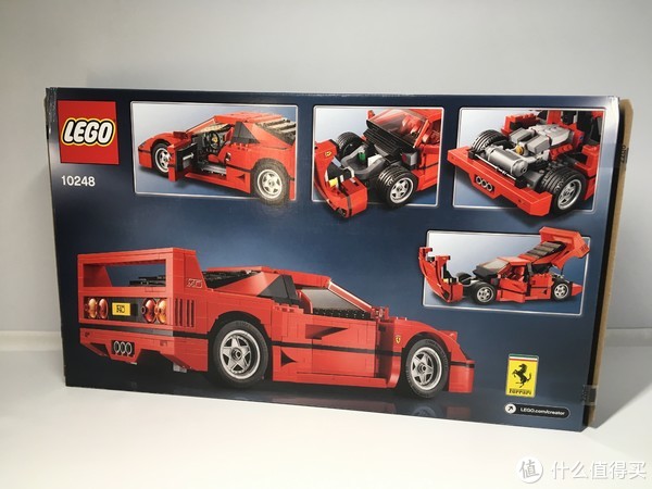 LEGO 10248 F40 乐高开箱展示】尺寸|颗粒|侧裙|座椅|仪表盘_摘要频道_