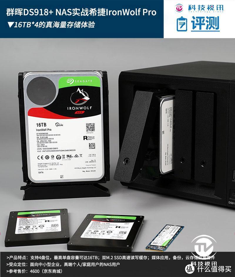 史无前例真海量 群晖DS918+实战64TB NAS