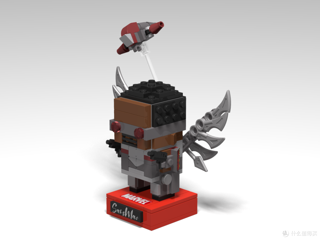 乐高积木 篇八:乐高积木方头仔moc:漫威系列-猎鹰