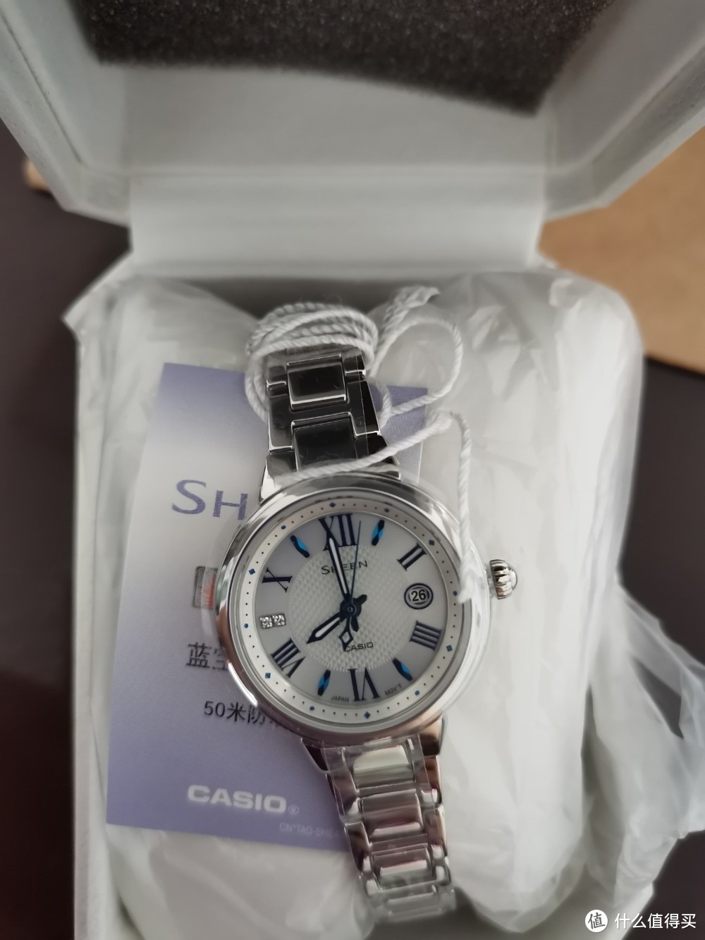 晒单：卡西欧(CASIO)女表SHE-4516SBD-7A太阳能动