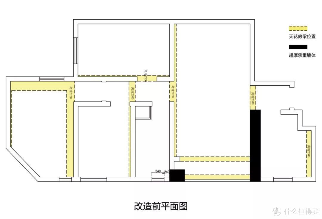 墙不能拆、梁不能砸，这个68㎡三居老房还有救么？