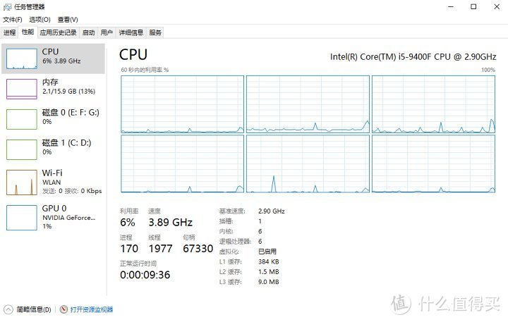 我的处女座装机配置i5 9400F+GTX 1660Ti 评测分享