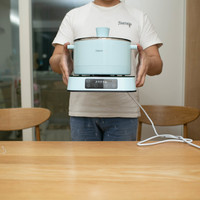 臻米升降式电火锅使用感受(把手|模式|按键|操控)