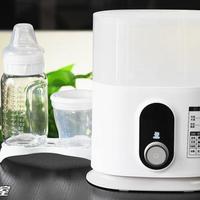 小白熊双瓶暖奶器外观展示(主机|提篮|旋钮|上盖)