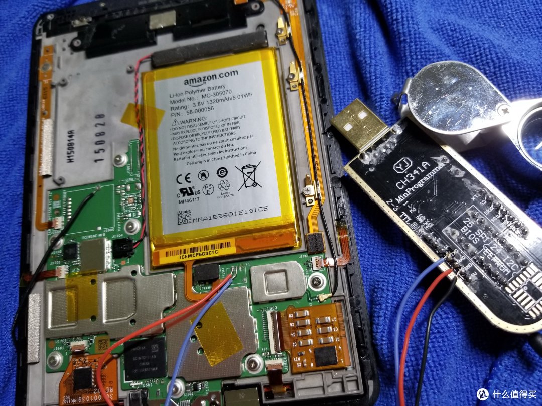 5 12 1系统的kindle Voyage拆机越狱更换壁纸教程 电子书阅读器 什么值得买