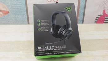 雷蛇 Razer 北海巨妖标准版X游戏耳机外观展示(头梁|耳罩|麦克风|外壳|透气孔)