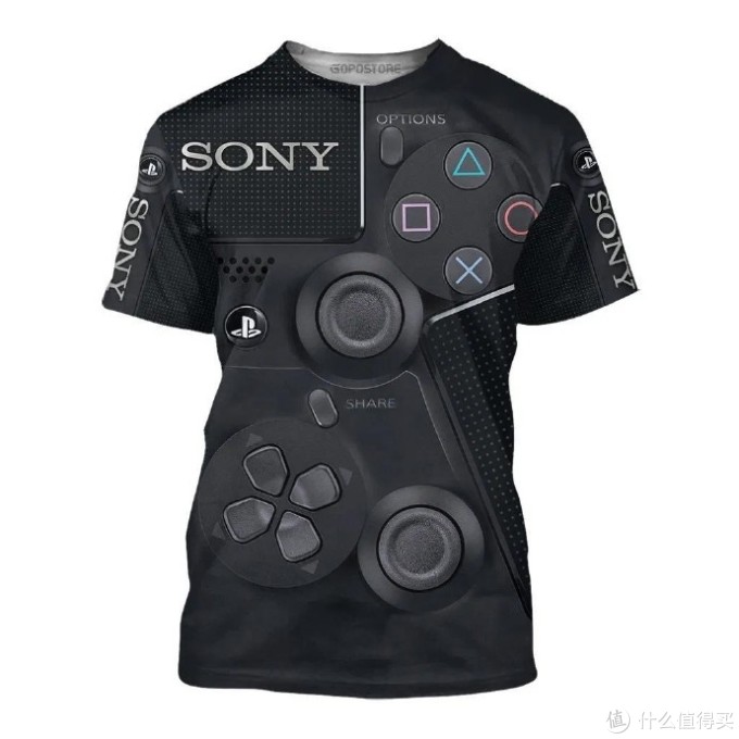 设计一言难尽:潮牌gopostore推出PlayStation4手柄主题印花服装