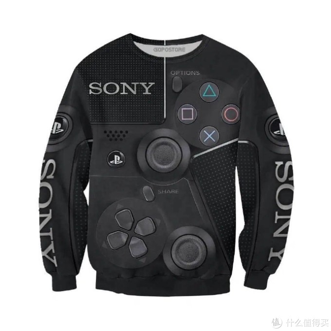 设计一言难尽:潮牌gopostore推出PlayStation4手柄主题印花服装