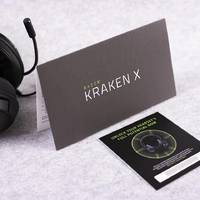 雷蛇北海巨妖标准版X有线游戏耳机包装展示(音频线|头梁|材质|档位|刻度)
