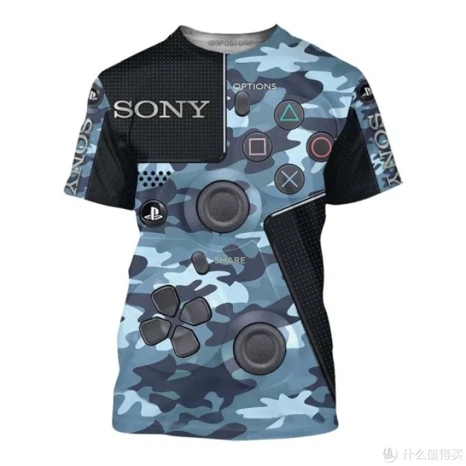 设计一言难尽:潮牌gopostore推出PlayStation4手柄主题印花服装