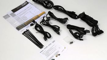 安钛克HCG 650金牌全模组电源细节展示(风扇|电源|线材|包装)