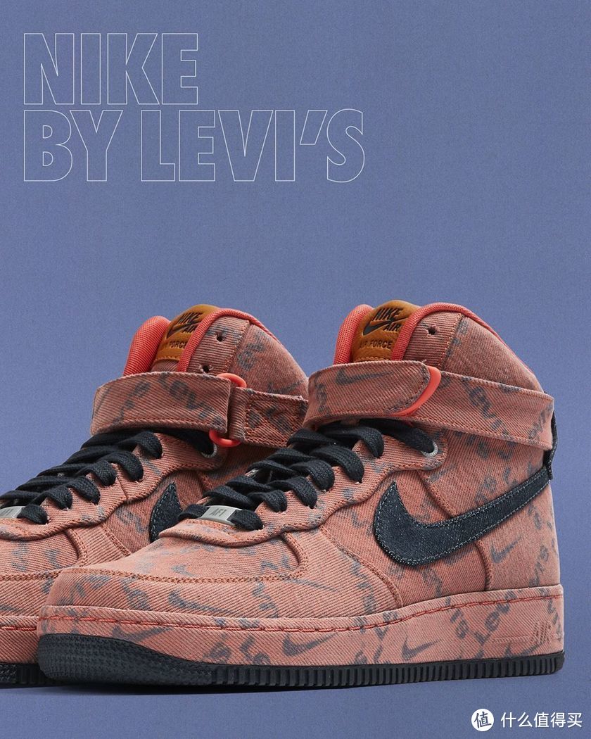 超高人气的丹宁空军1号：Levi's x Nike By You AIR FORCE 1 联名系列 开启抽签登记