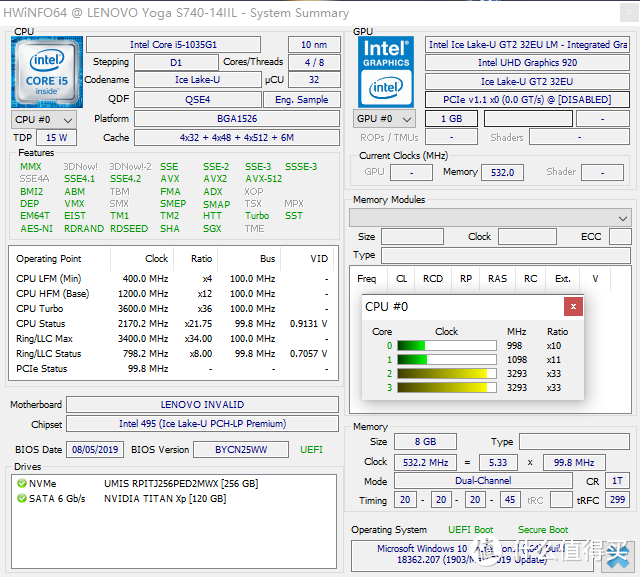 i5-1035G1截图