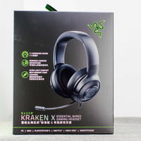 雷蛇北海巨妖标准版X耳机外观展示(头梁|耳罩|麦克风)