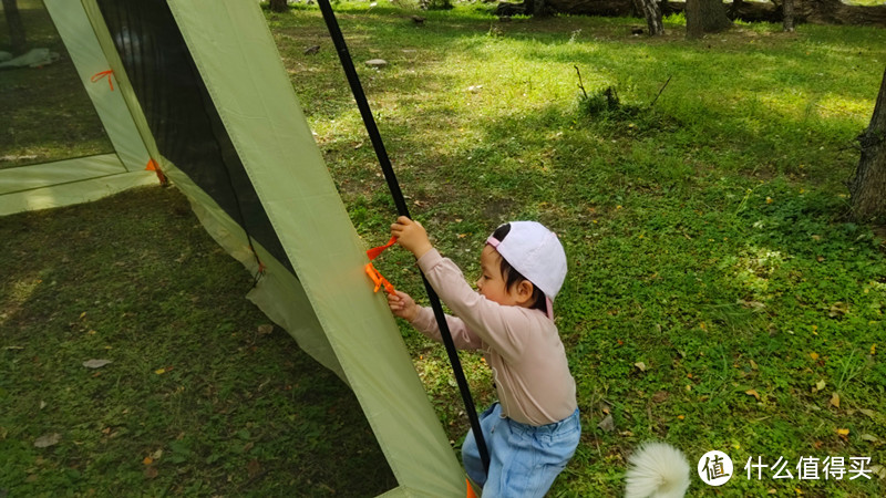 夏季自驾露营的高B格神器——黑鹿彩虹防虫天幕测评