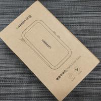 绿联UGREEN移动硬盘盒外观细节(网线|接口|尺寸|材质|线头)