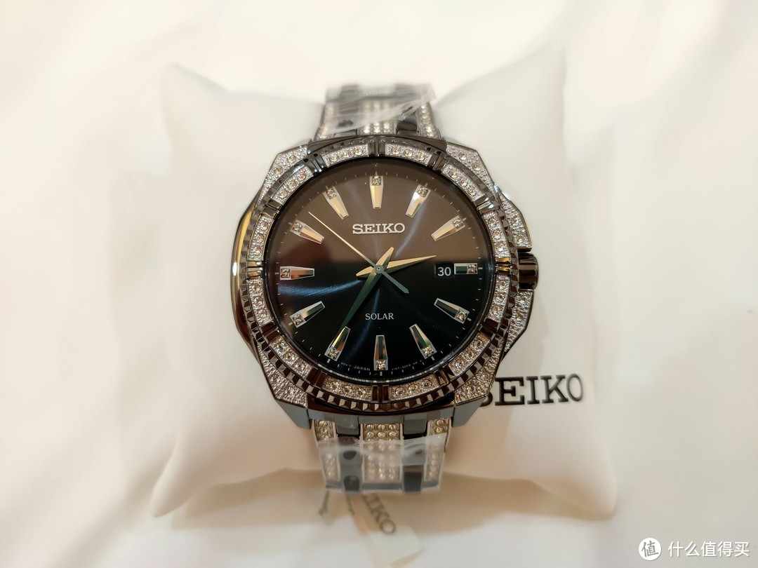 不一样的Seiko，亮晶晶的精工！46mm超大盘精工SNE459开箱