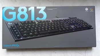 罗技G813 RGB机械游戏键盘外观展示(面板|按键|接口|线缆)