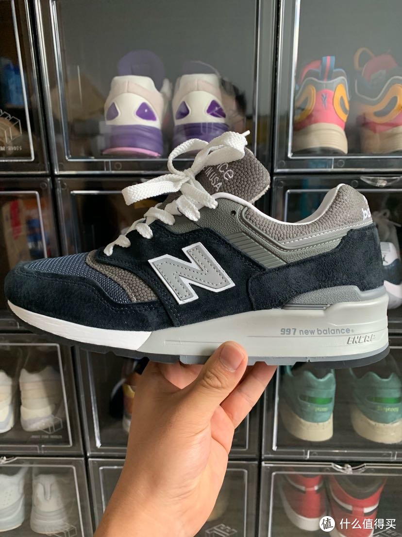 第一双美产新百伦new balance 997藏蓝