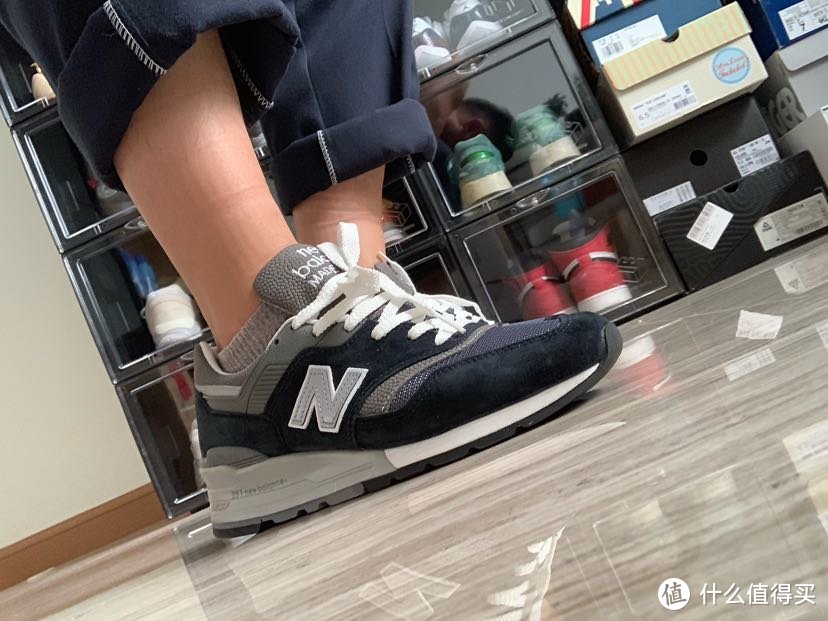 第一双美产新百伦new balance 997藏蓝