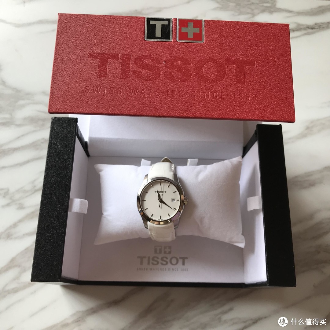 败家老婆的新斩获——TISSOT/天梭 库图系列石英女表T035.210.16.011.00