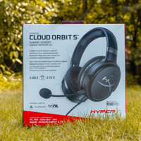 HyperX Cloud Orbit S游戏耳机外观展示(按键|耳罩|音频线|麦克风|接口)