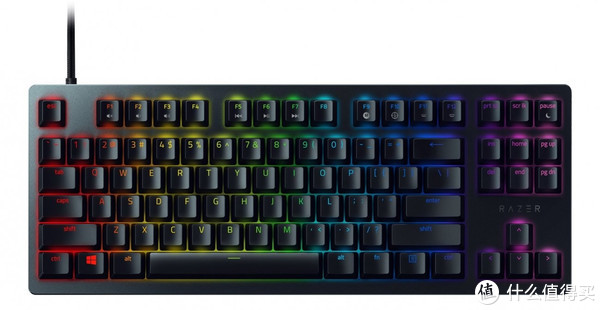 搭载1亿次寿命线性光轴：Razer 雷蛇发布Razer Huntsman TE 猎魂光蛛