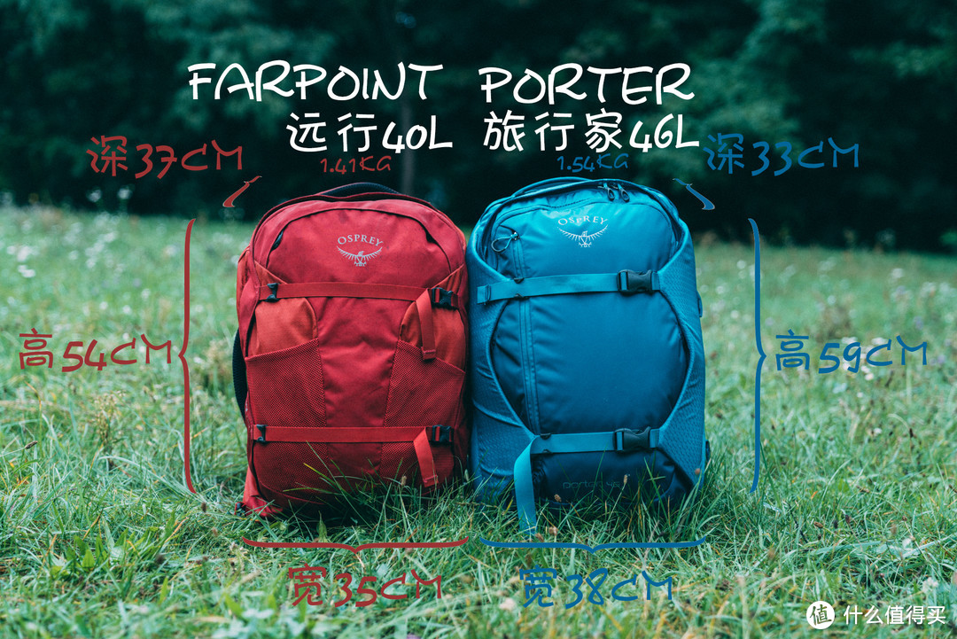 上飞机专用Osprey旅行背包Farpoint远行40L、旅行家Porter46L