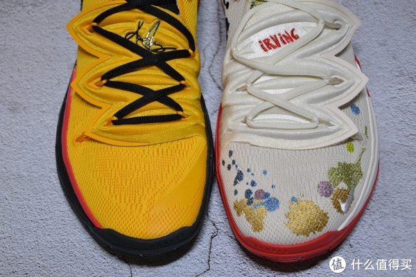 Nike Kyrie 5 iD 篮球鞋穿着感受】配色|包裹性|透气性|稳定性|耐磨性_