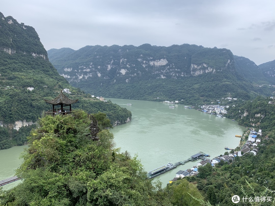 登山看到明月峡（就是这到弯）