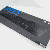 罗技G913无线RGB机械游戏键盘外观展示(外壳|面板|滚轮|键帽|撑脚)