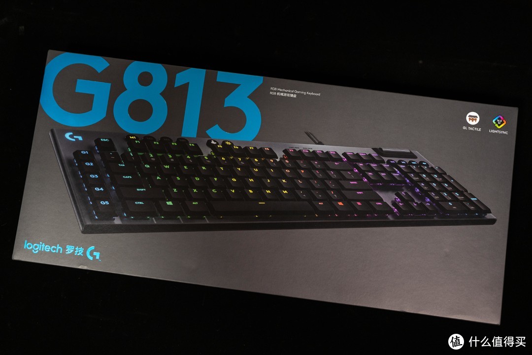 罗技G813 RGB 机械游戏键盘开箱体验