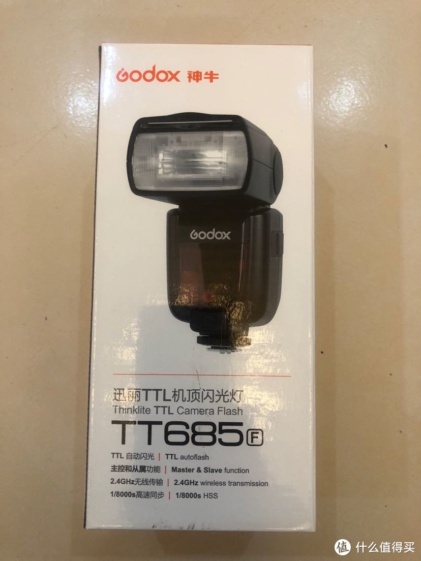 Godox TT685 闪光灯for 富士相机开箱试用