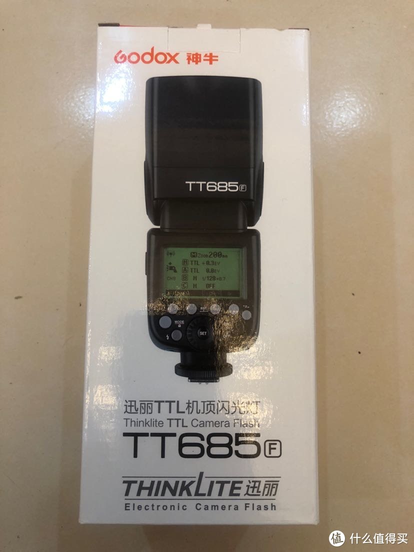 Godox TT685 闪光灯for 富士相机开箱试用