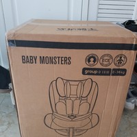 babymonsters儿童安全座椅图片细节(头枕|靠背|安全带|坐垫|按钮)