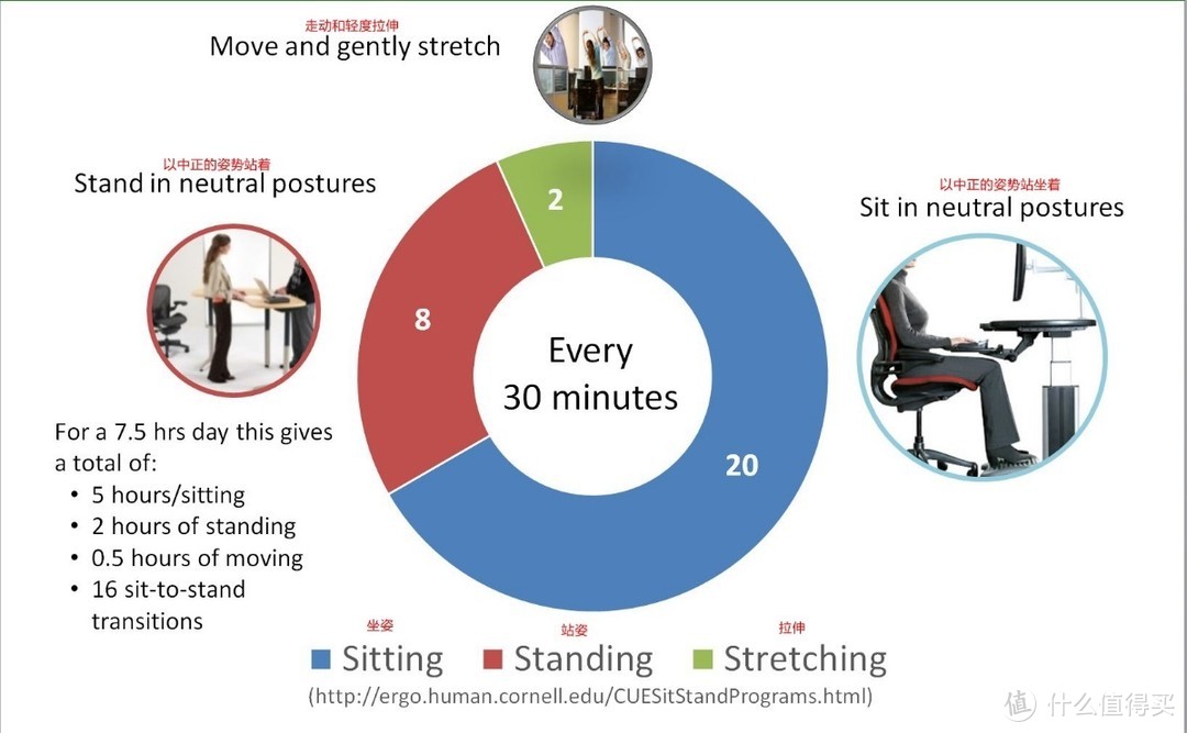 坐着就能纠正姿态解决久坐问题，更科学的人体工学：马鞍椅/升降桌组合