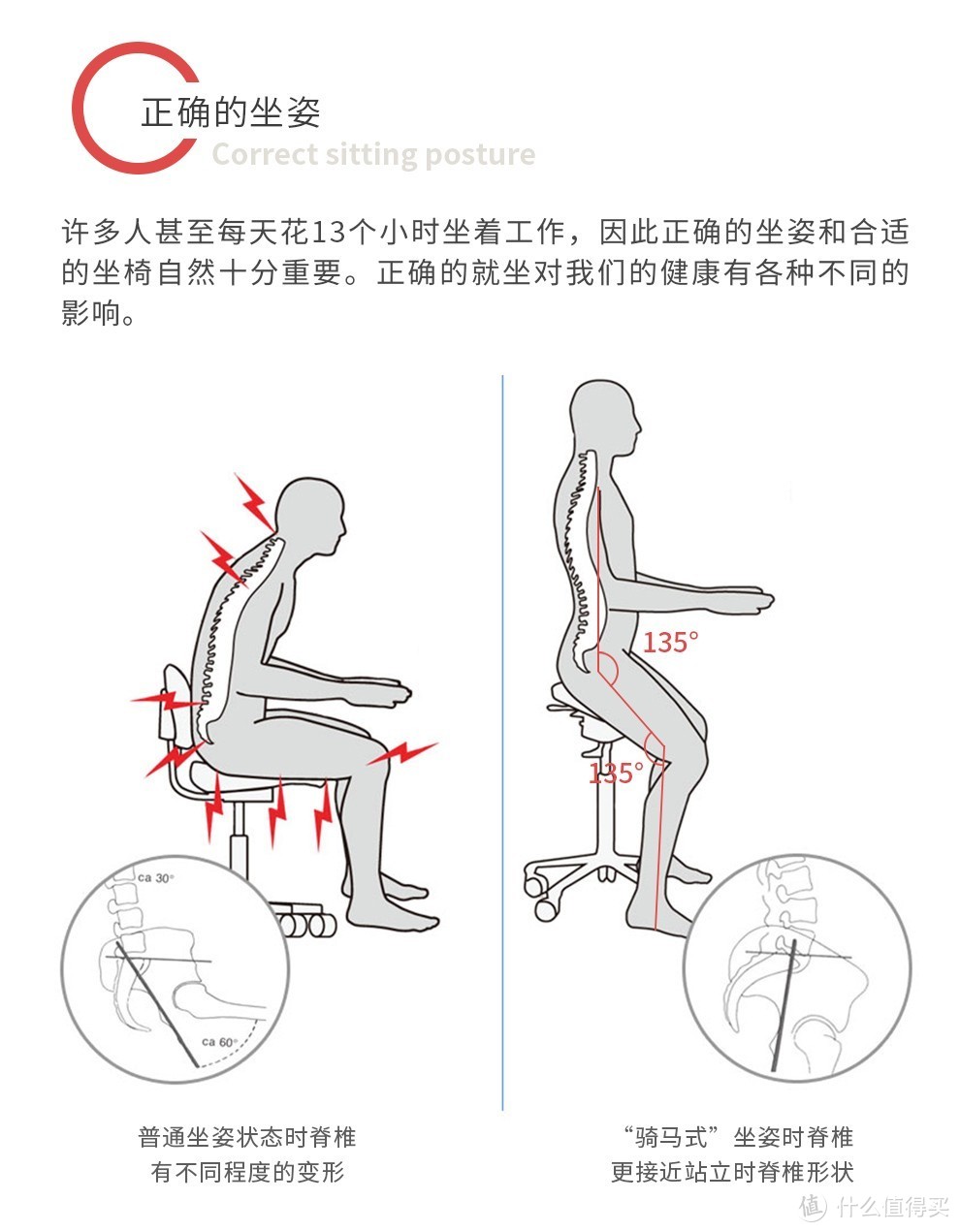 坐着就能纠正姿态解决久坐问题，更科学的人体工学：马鞍椅/升降桌组合